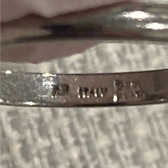 Interlocking Rolling Ring in Platinum, 6g Solid - Picture 7 of 8